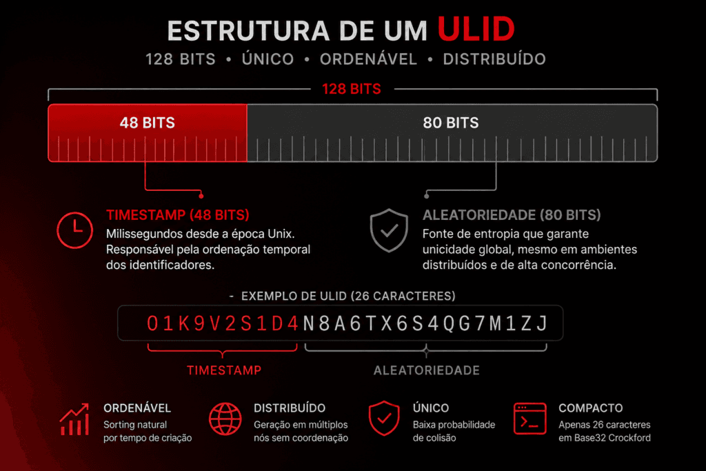 Multi-tenacidade, bancos de dados, chaves primárias e ULID -